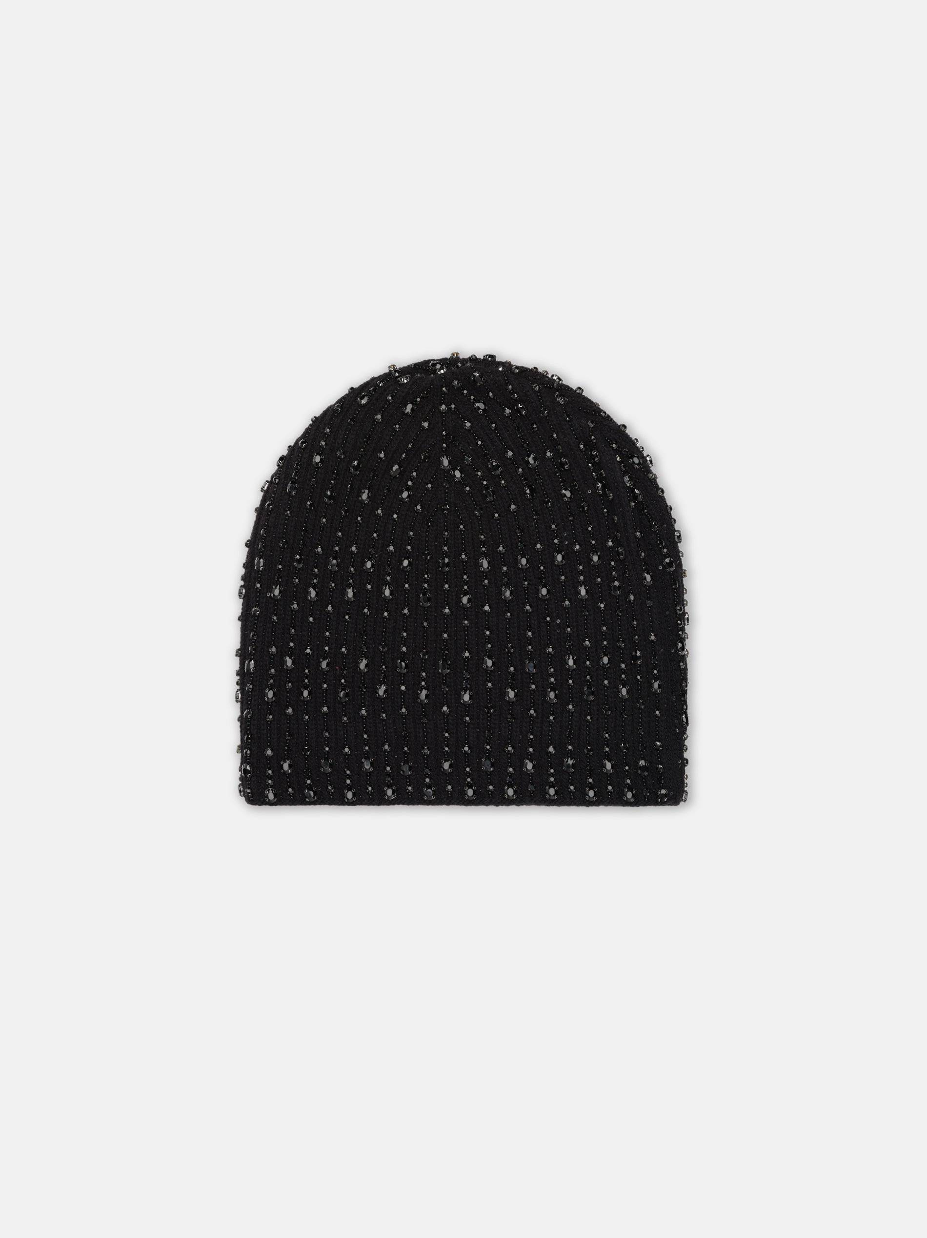 Product CRYSTAL BEANIE - Black featured image