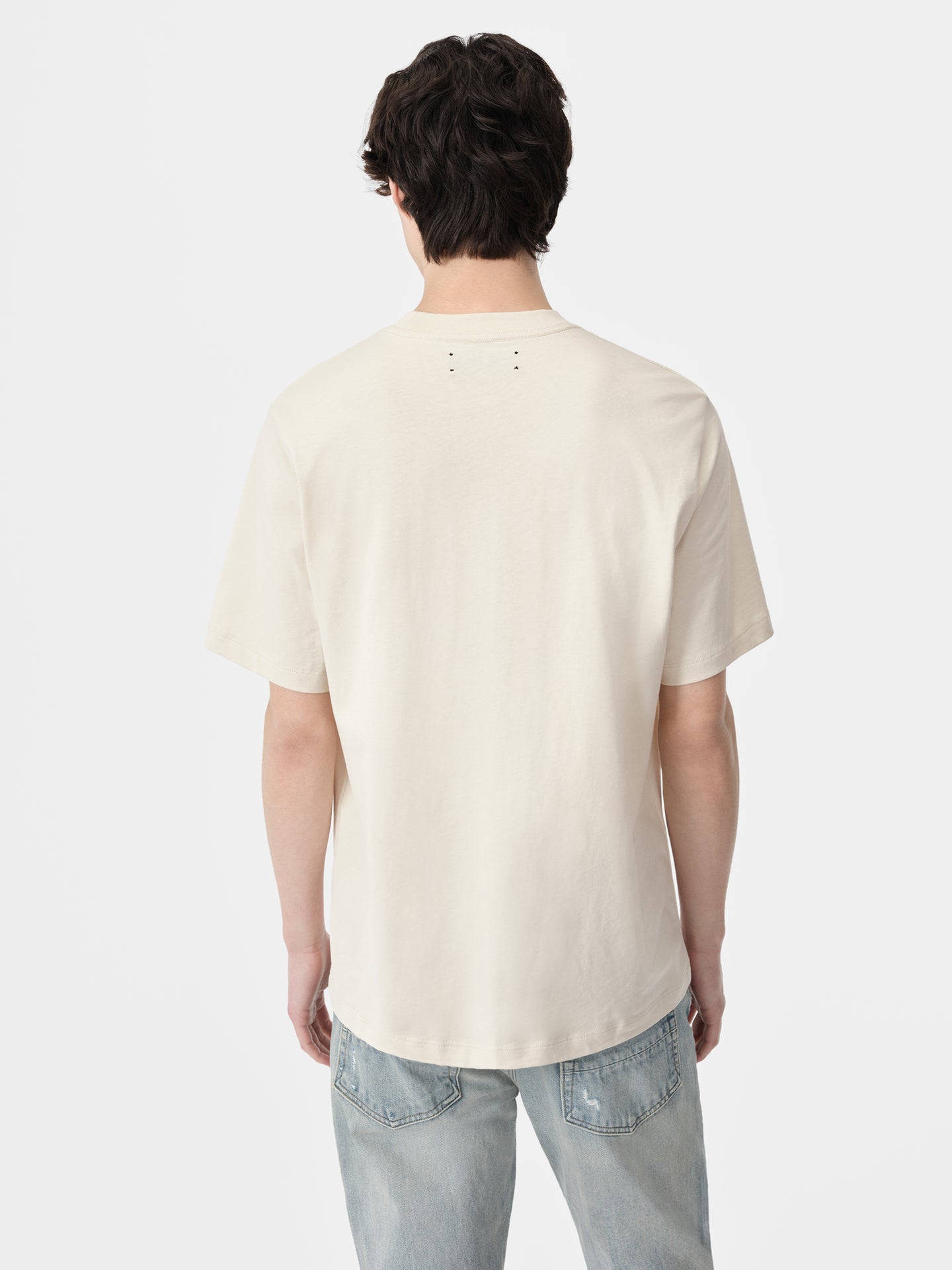 AMIRI STAGGERED TEE - Birch