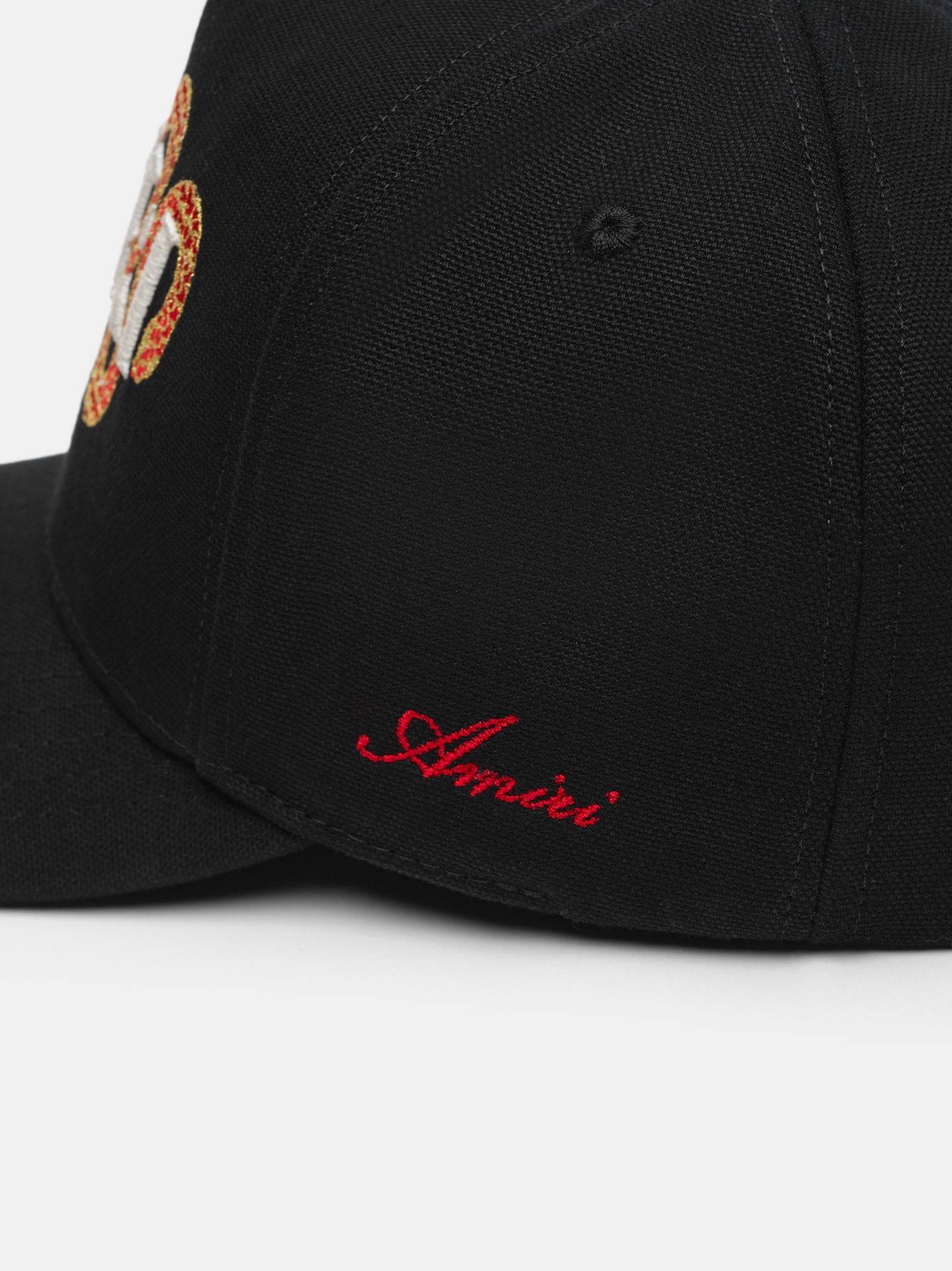 AMIRI SNAKE CANVAS HAT - Black