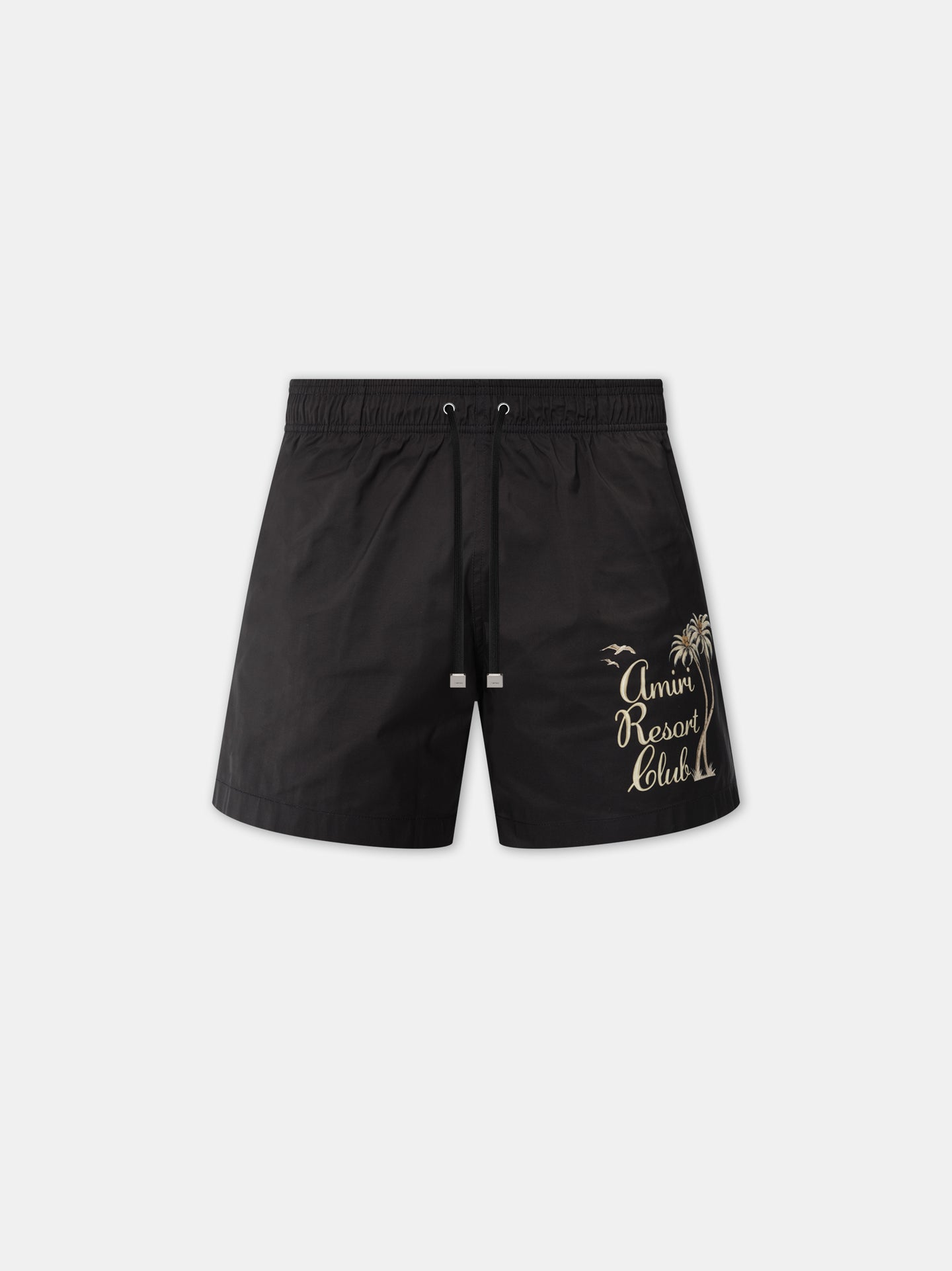 AMIRI TWISTED PALMS SWIM TRUNK - Black