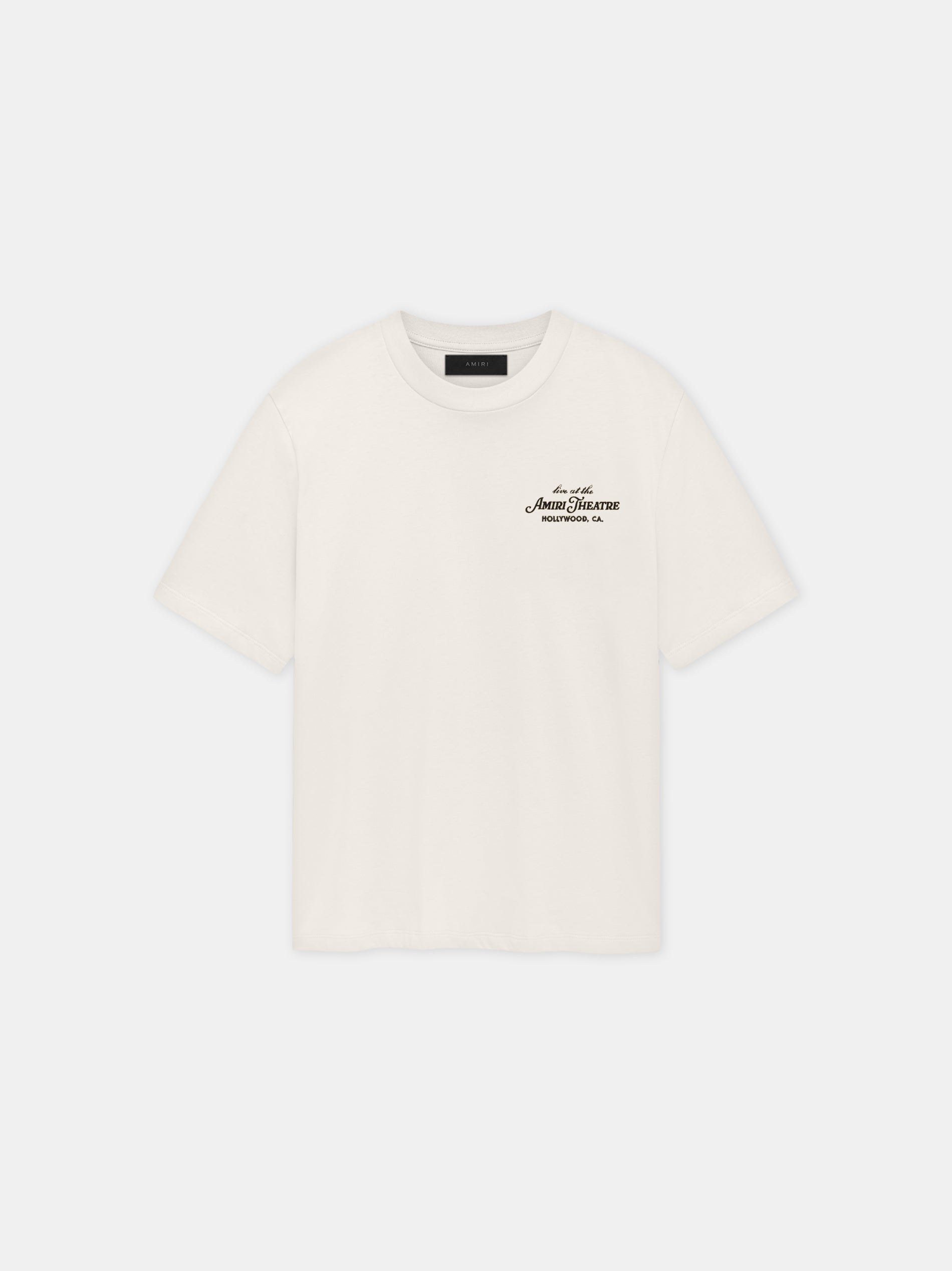 Product AMIRI THEATRE FLOCKED TEE - Alabaster featured image