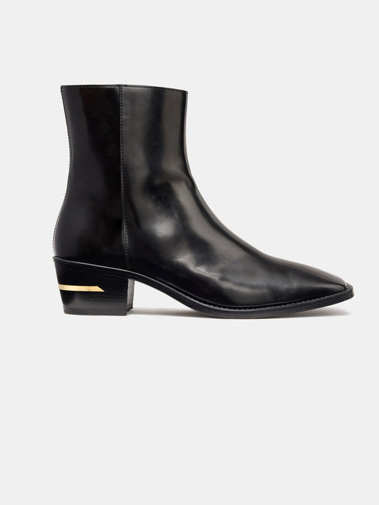 MA METALLIC HEEL BOOT - BLACK - AMIRI