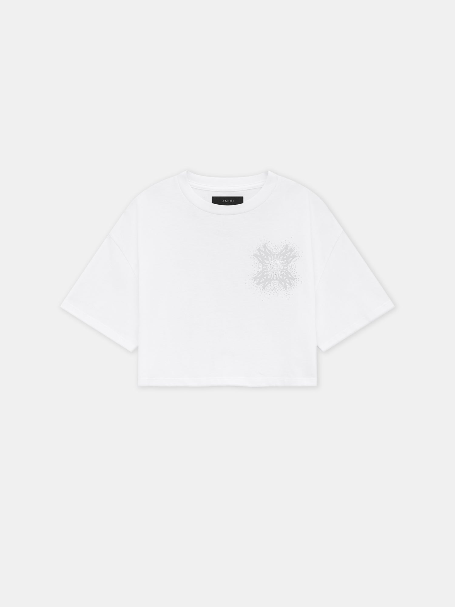 Product WOMEN - WOMEN'S MA QUAD CRYSTAL CROPPED TEE - White featured image