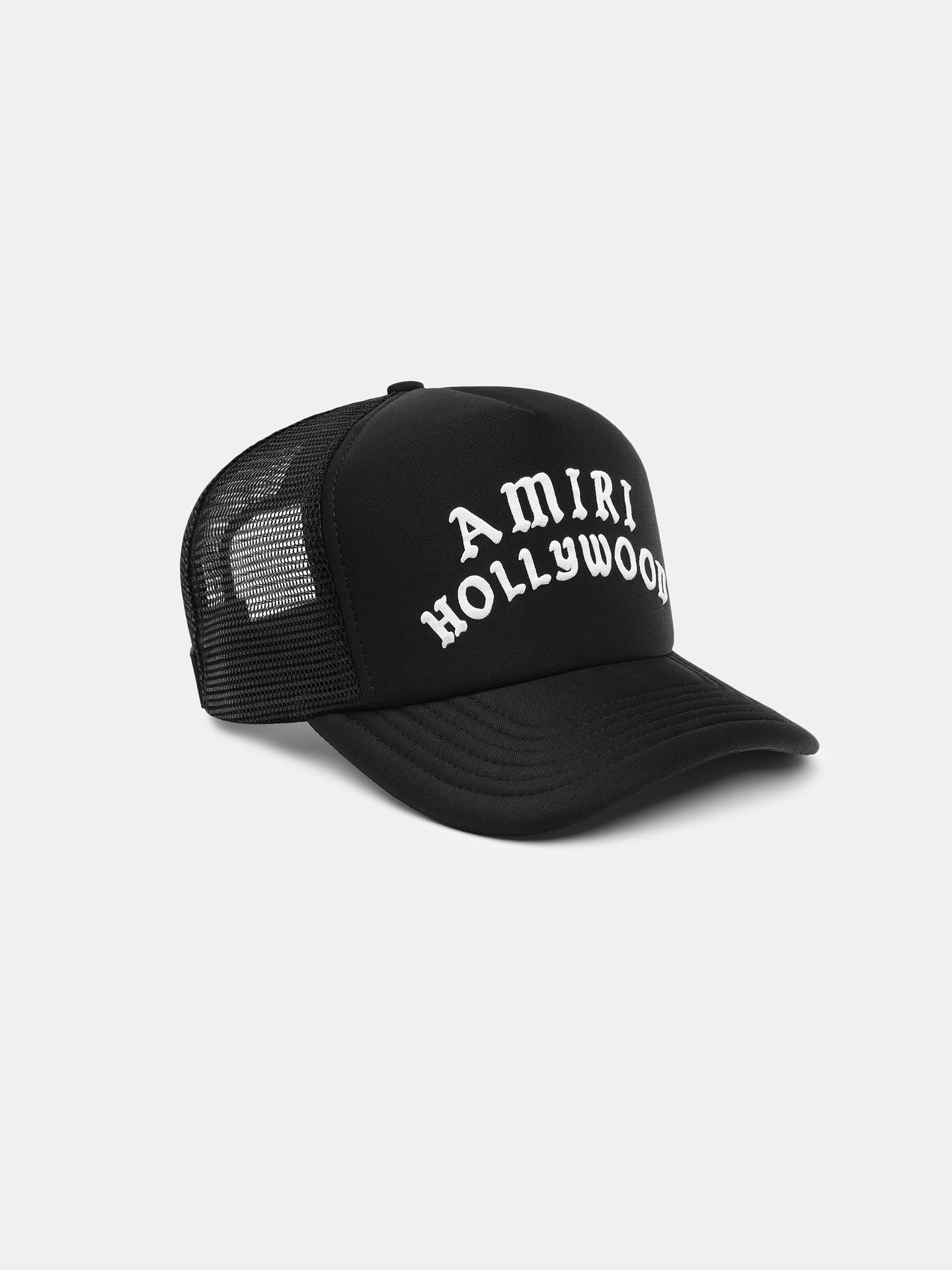 AMIRI HOLLYWOOD TRUCKER HAT - Black Black - AMIRI