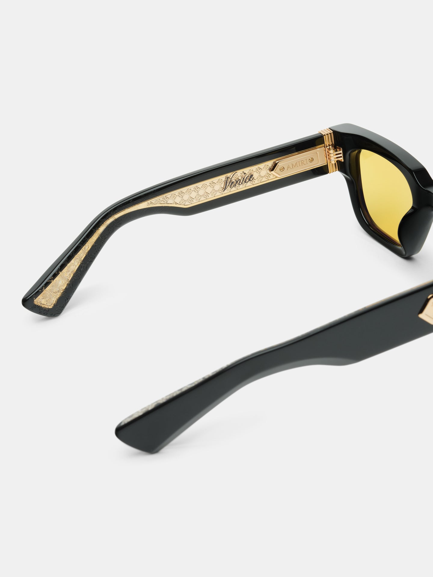 VENICE SUNGLASSES - Black Yellow - AMIRI