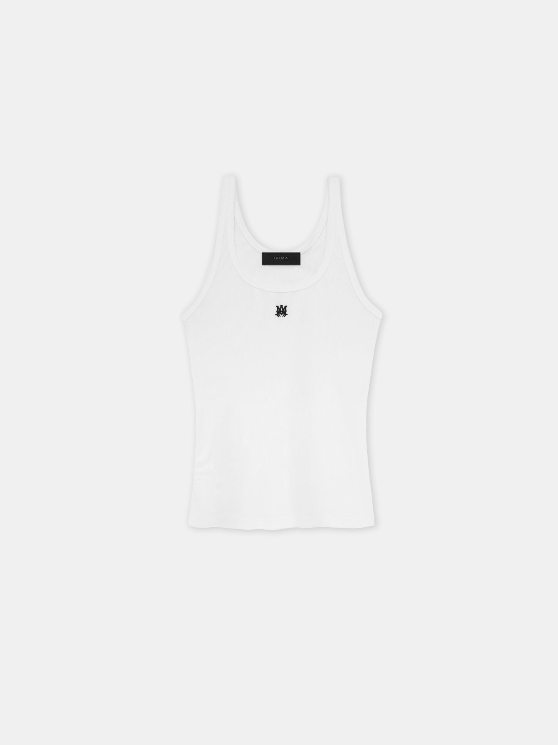 Product WOMEN - WOMEN'S MA EMBROIDERED RIBBED TANK - White featured image