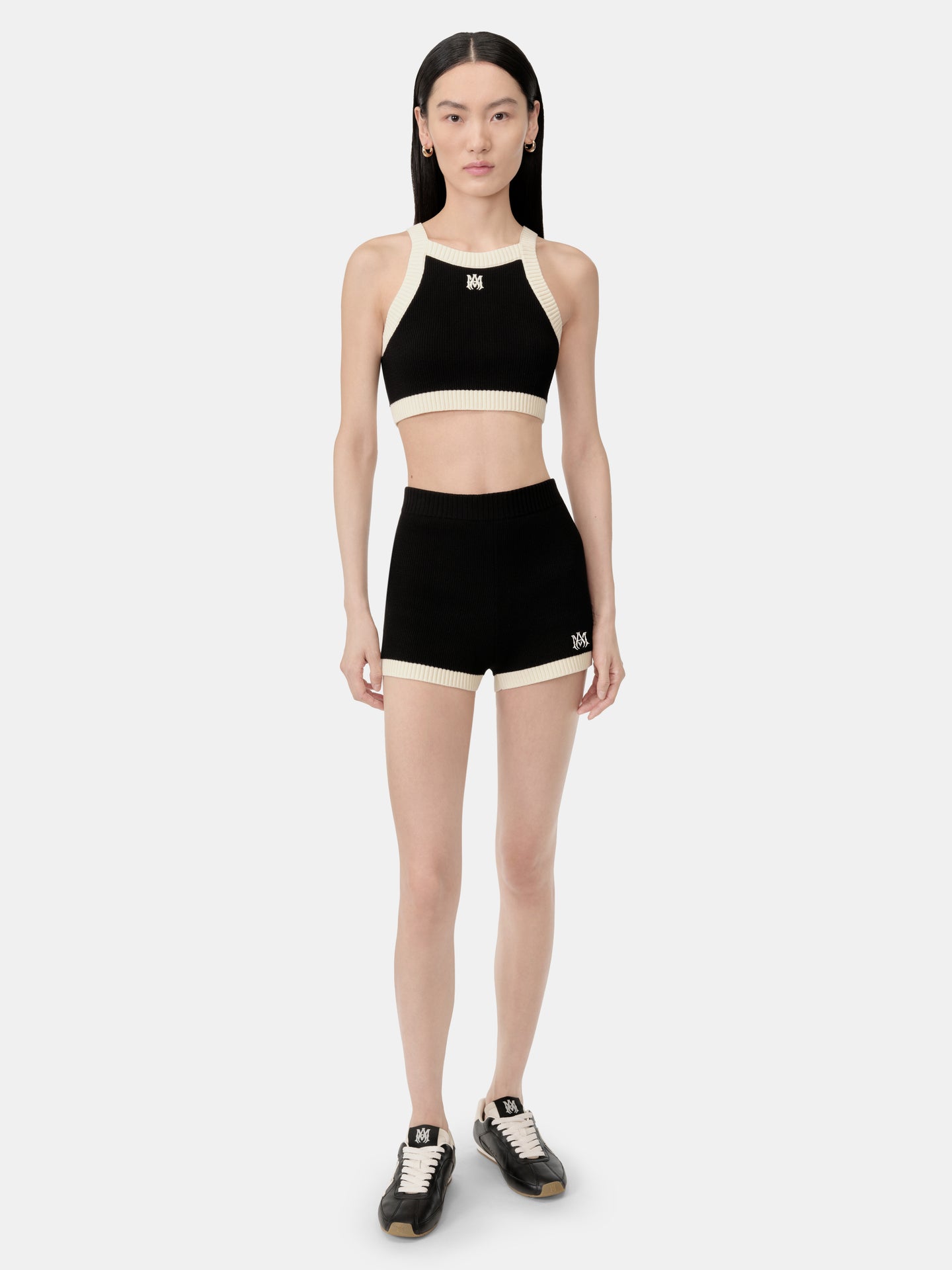 WOMEN - WOMEN'S MA CROPPED TANK - Black - AMIRI