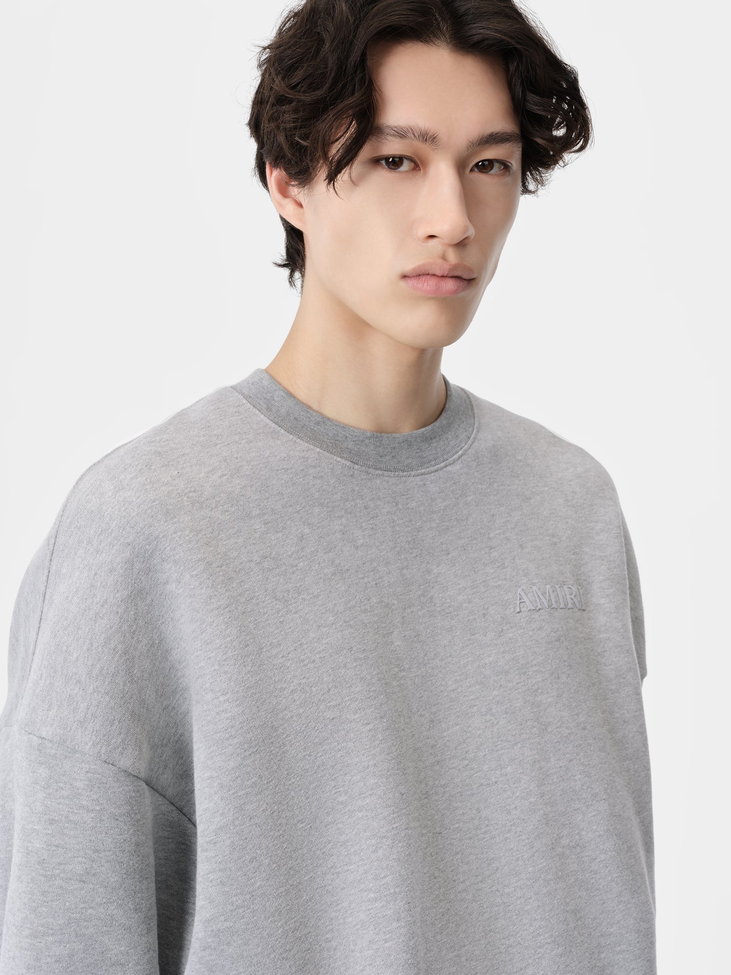 AMIRI OVERSIZED CREW - Grey