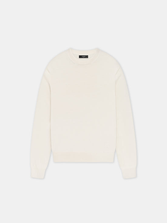 LONG SLEEVE CREW-ALABASTER