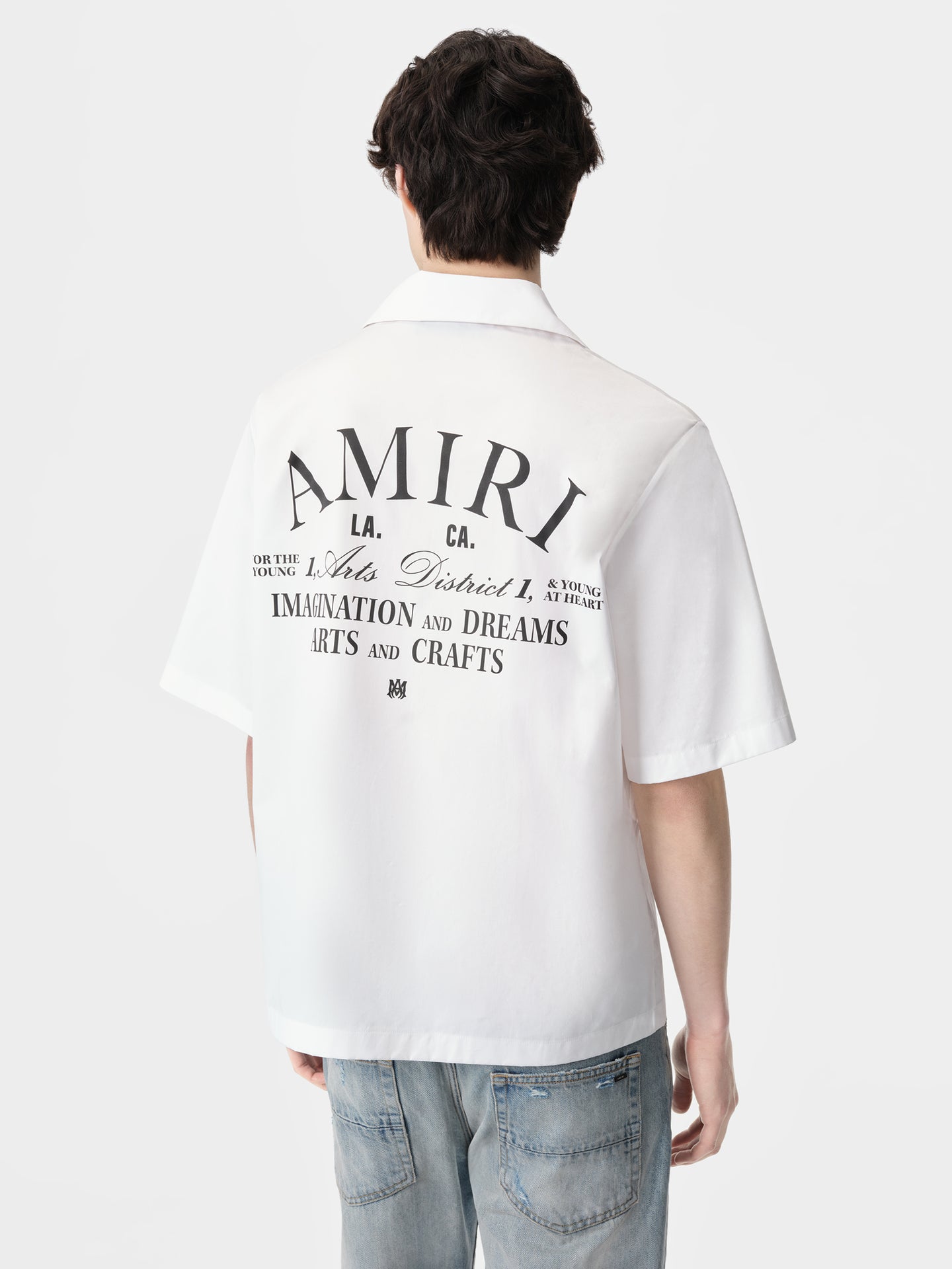 ARTS DISTRICT CAMP SHIRT - White