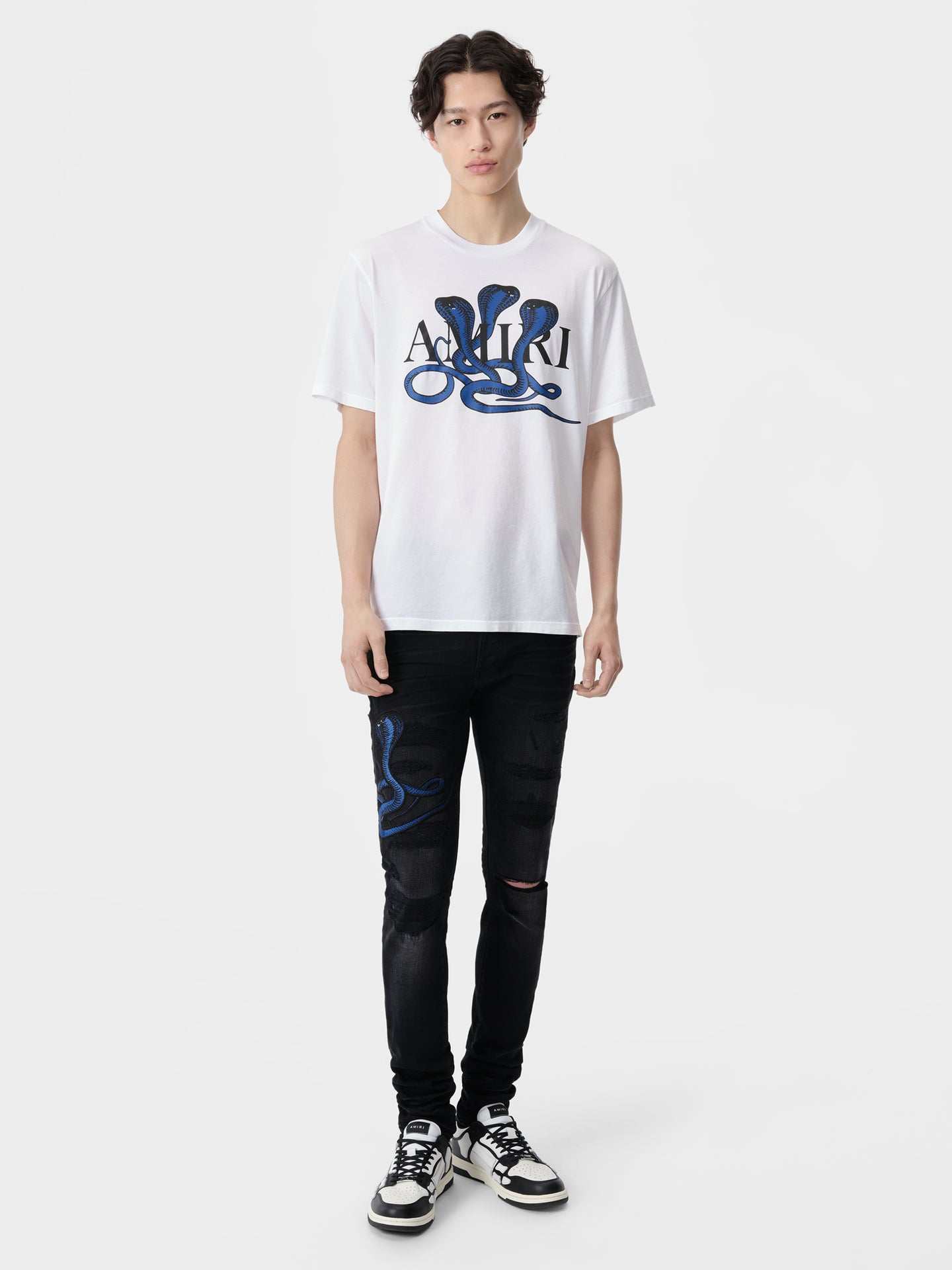 POISON TEE - White Blue