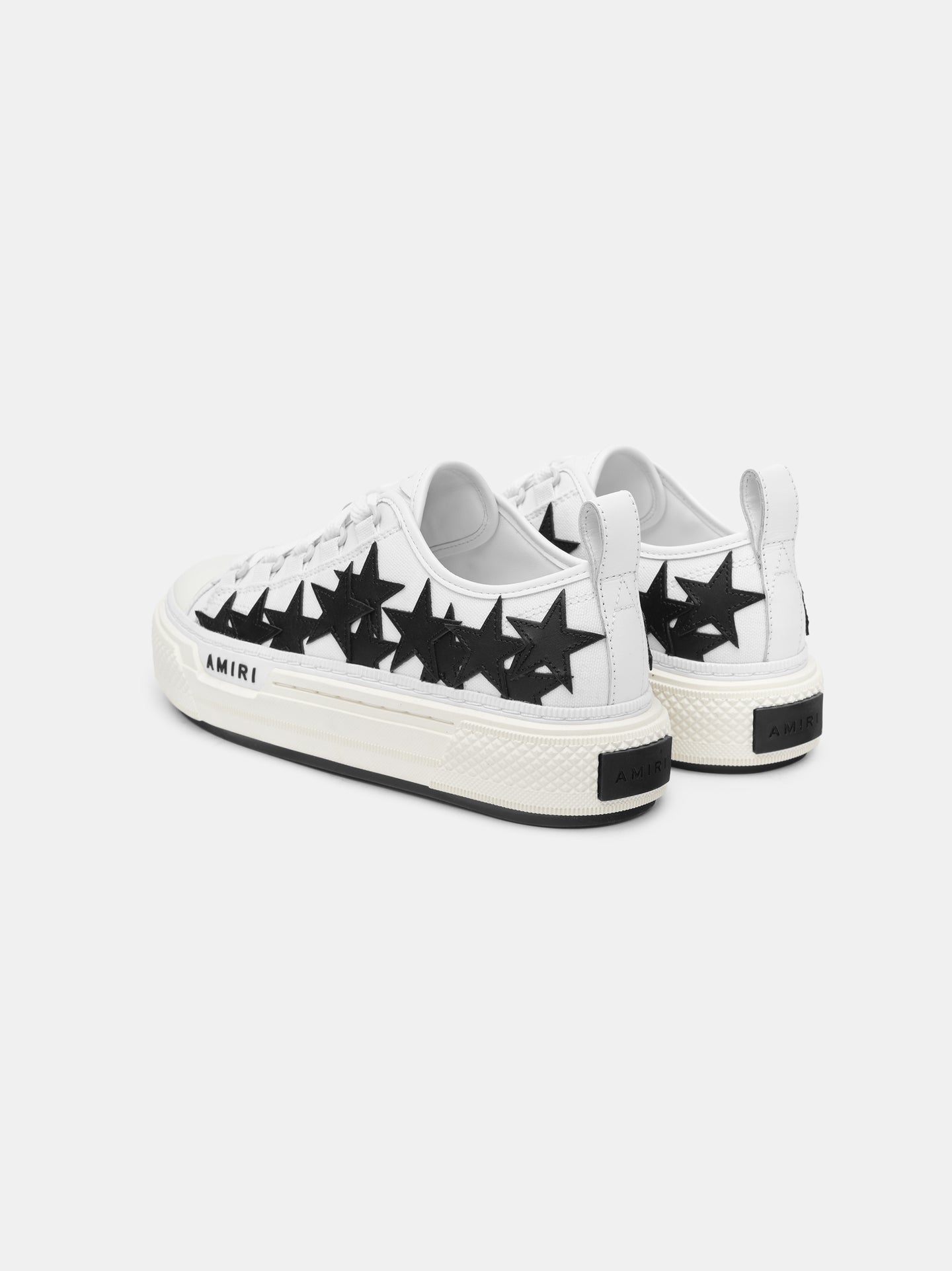 AMIRI Women's Stars Court Low in White Black