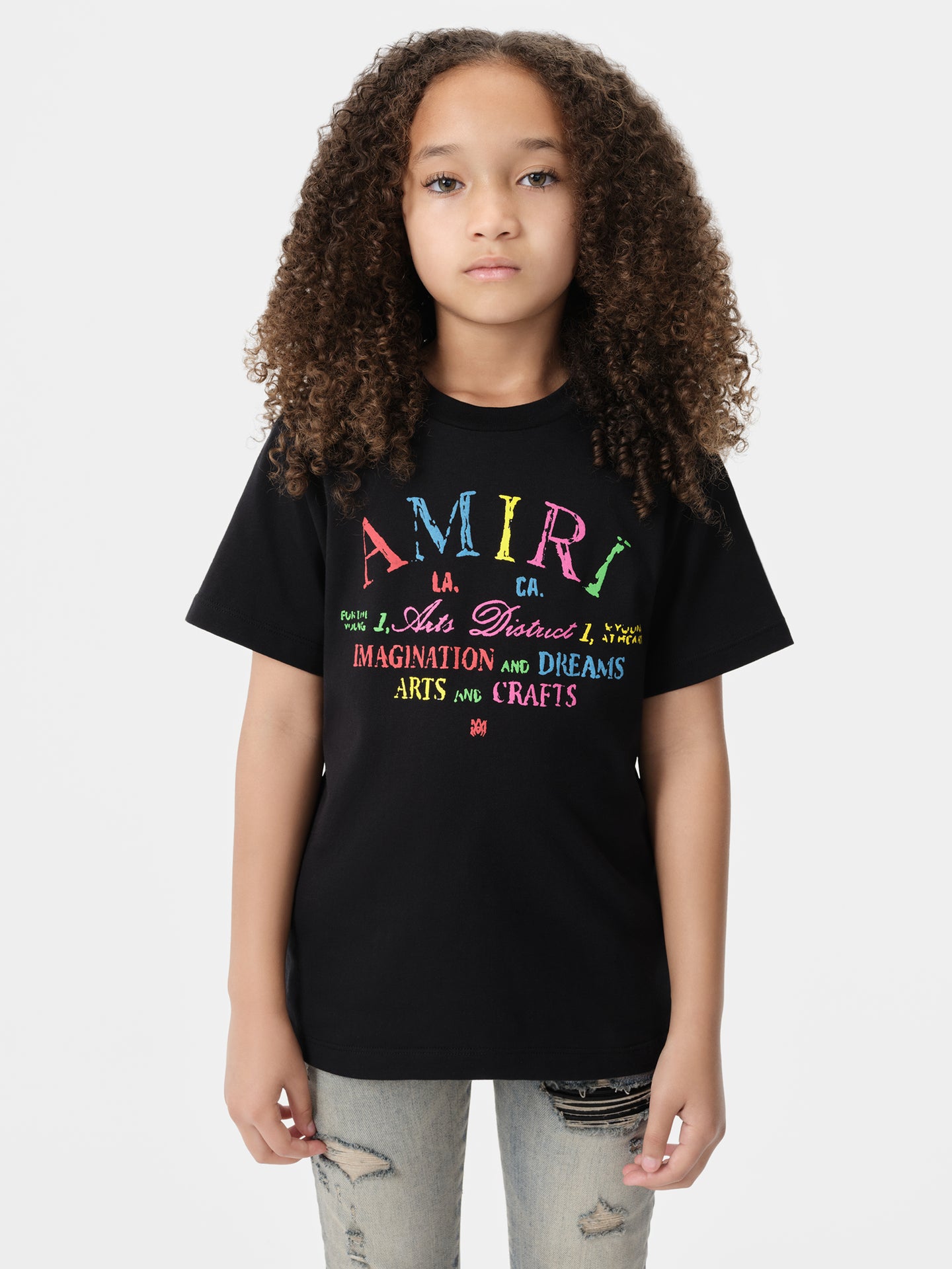 KIDS - KIDS' ARTS DISTRICT SCRIBBLE TEE - Black