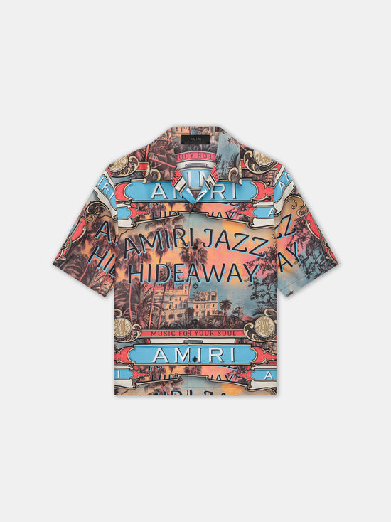 AMIRI JAZZ HIDEAWAY CAMP SHIRT - Multi