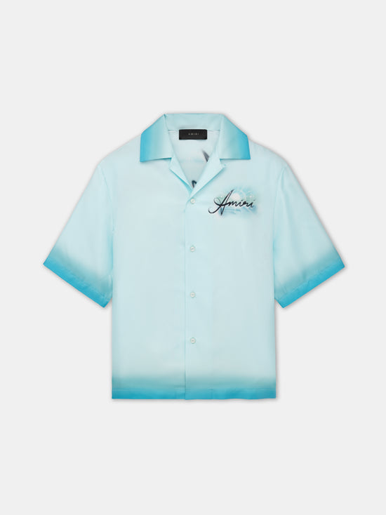 RESORT CLUB BOWLING SHIRT - Cerulean