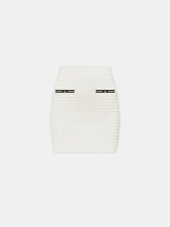 WOMEN - WOMEN'S MA MINI SKIRT - Ivory - AMIRI