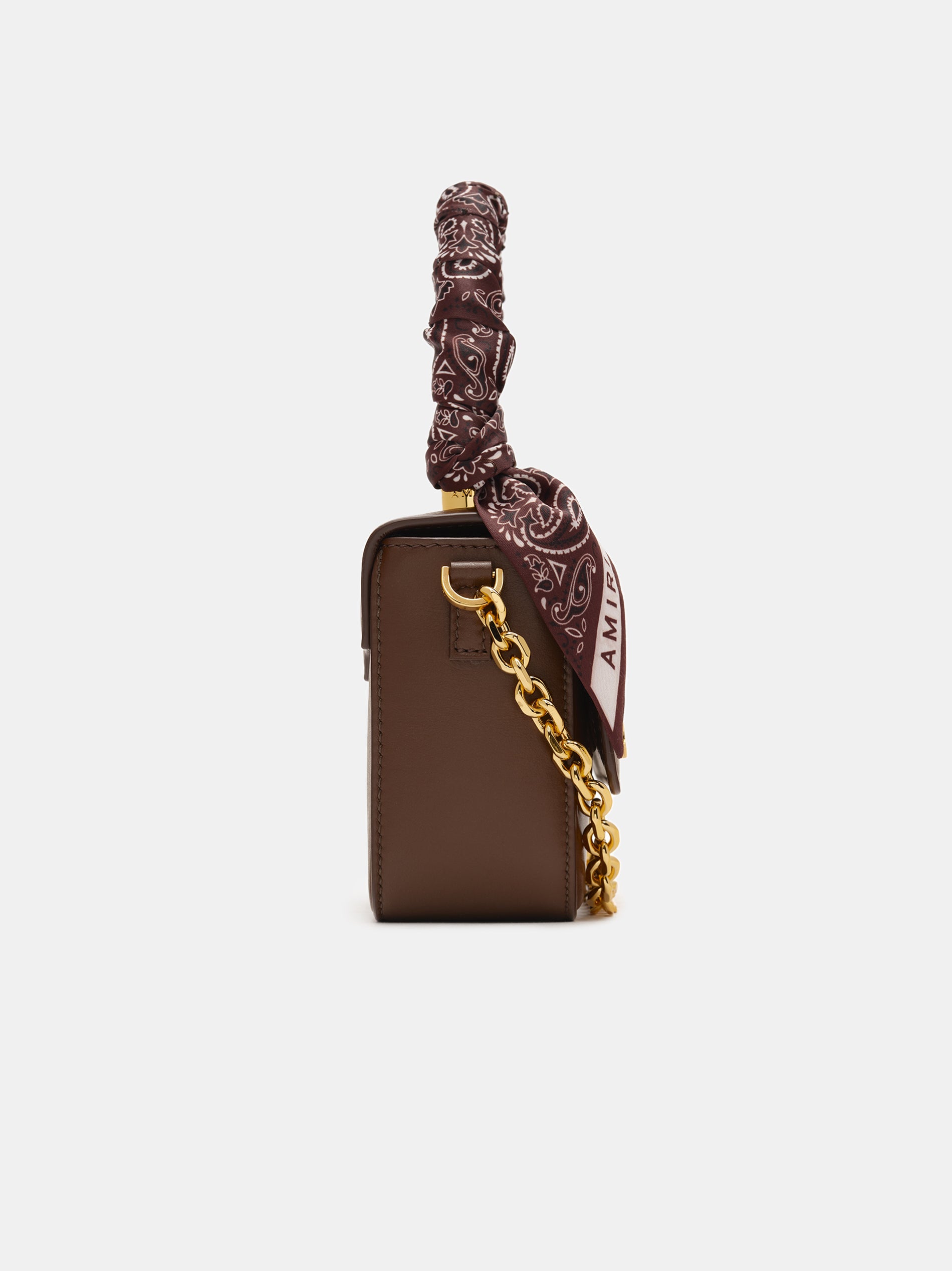 WOMEN - WOMEN'S MICRO MA BAG WITH CHAIN HANDLE - Brown – AMIRI