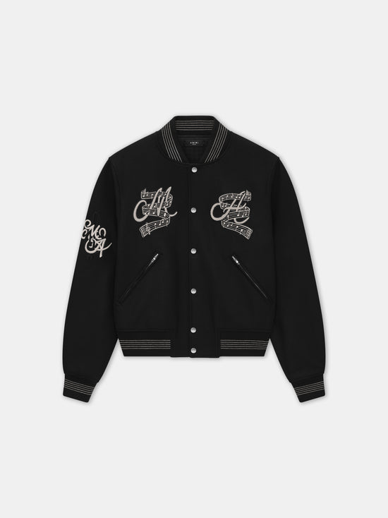 HOLLYWOOD MUSIC CLUB BOMBER - Black