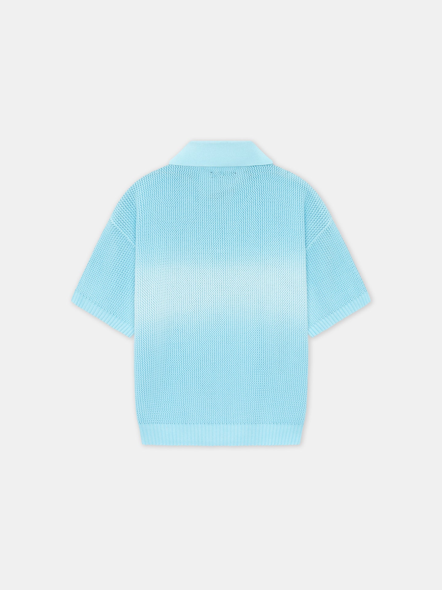AMIRI SCRIPT POLO - Ice Blue - AMIRI