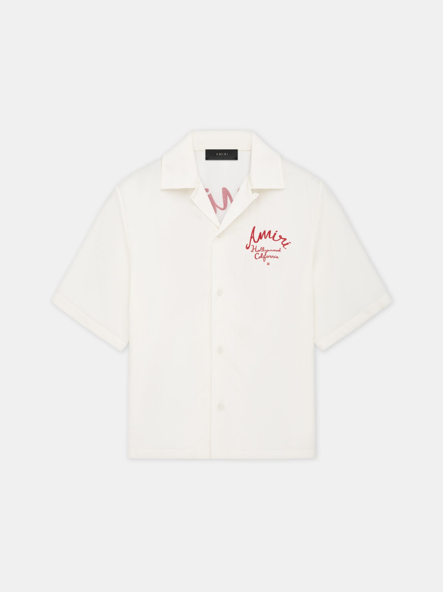 AMIRI HOLLYWOOD CAMP SHIRT - Alabaster