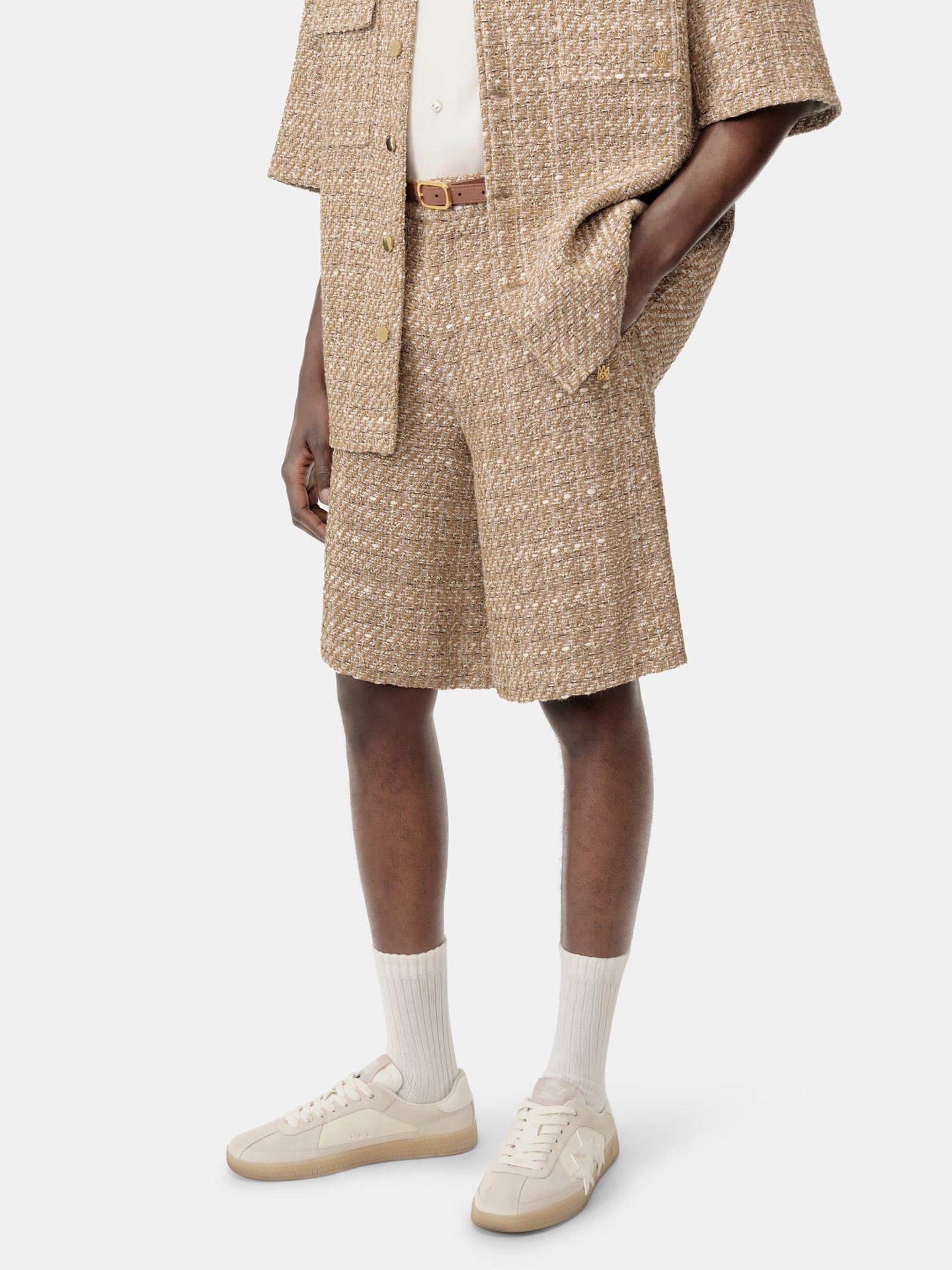 BOUCLE SHORT - Camel - AMIRI