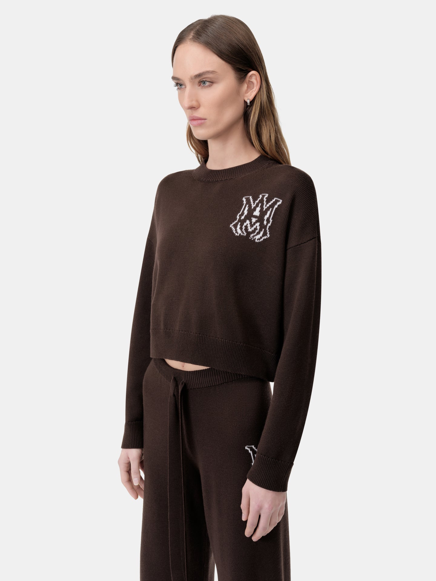 WOMEN - WOMEN'S MA CREW - CHOCOLATE - AMIRI