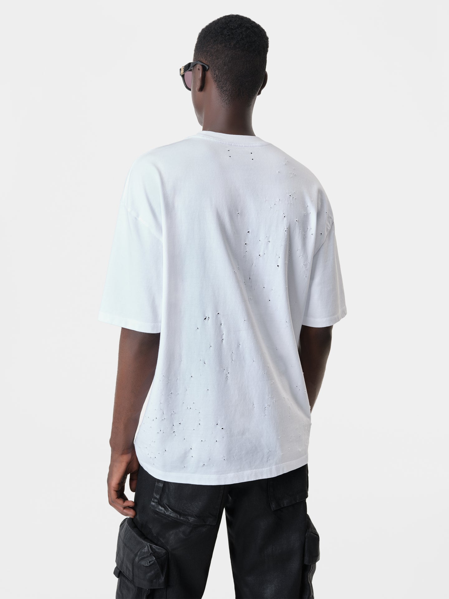 HOLLYWOOD SHOTGUN OVERSIZED TEE - White