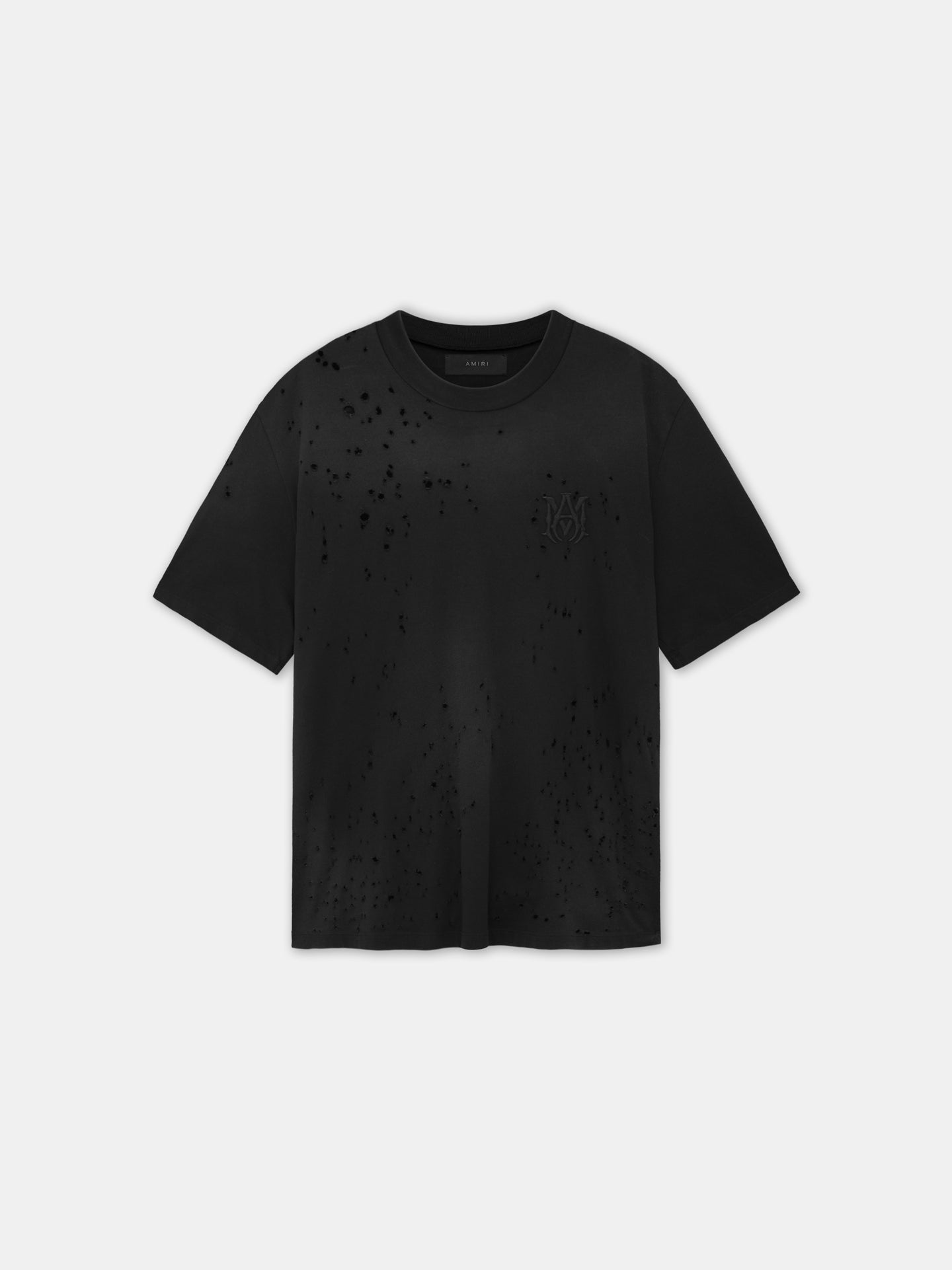 MA SHOTGUN EMBROIDERED TEE - Black