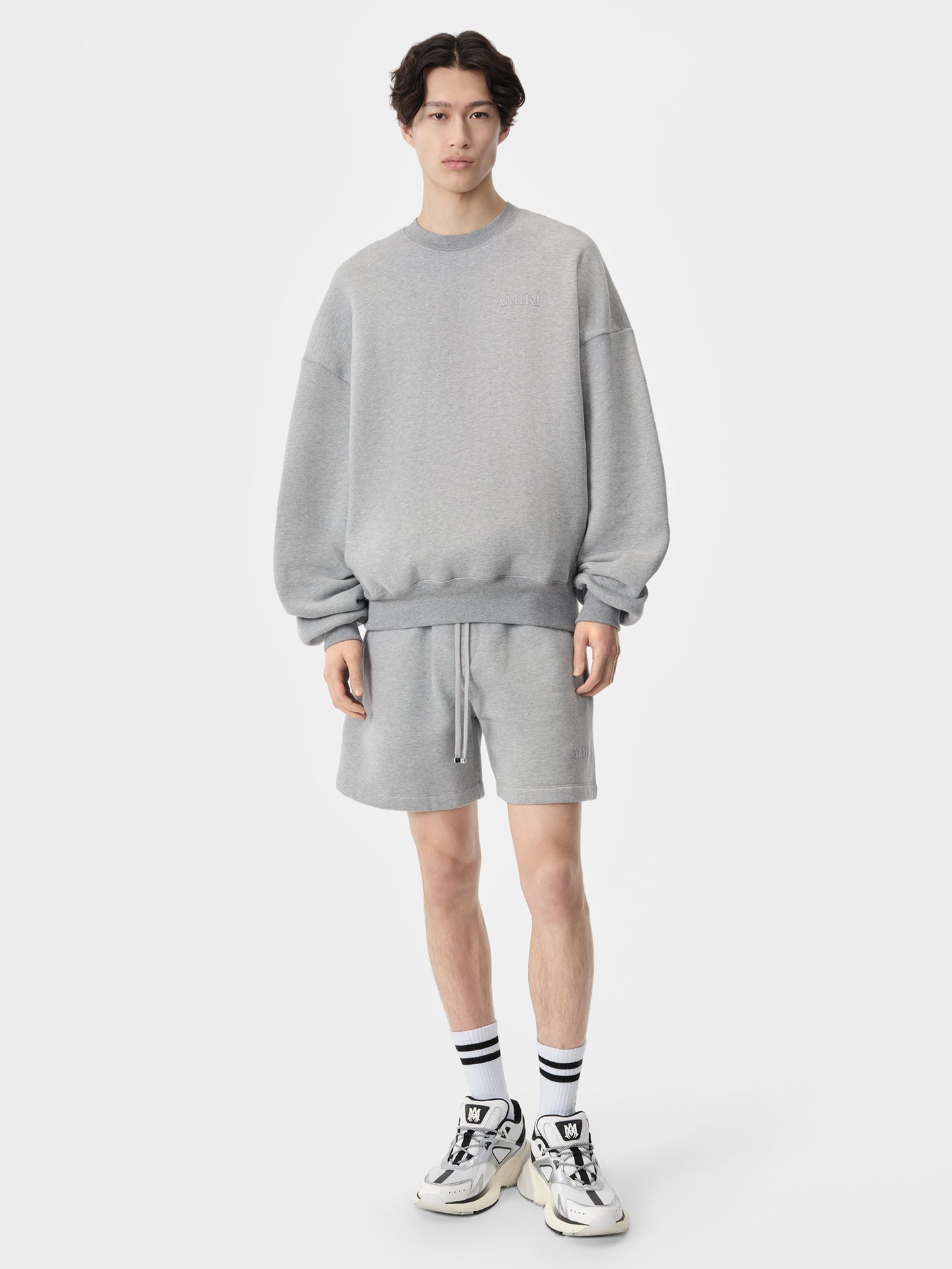 AMIRI OVERSIZED CREW - Grey