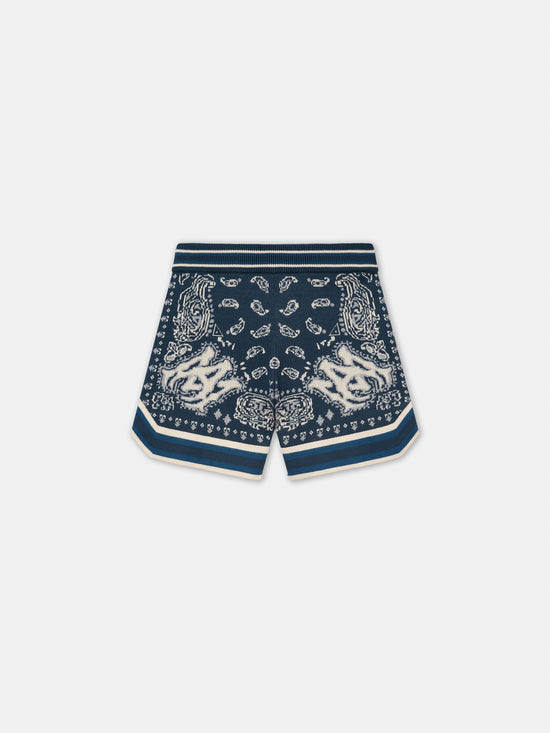 KIDS - KIDS' BANDANA SHORT - Midnight Blue - AMIRI