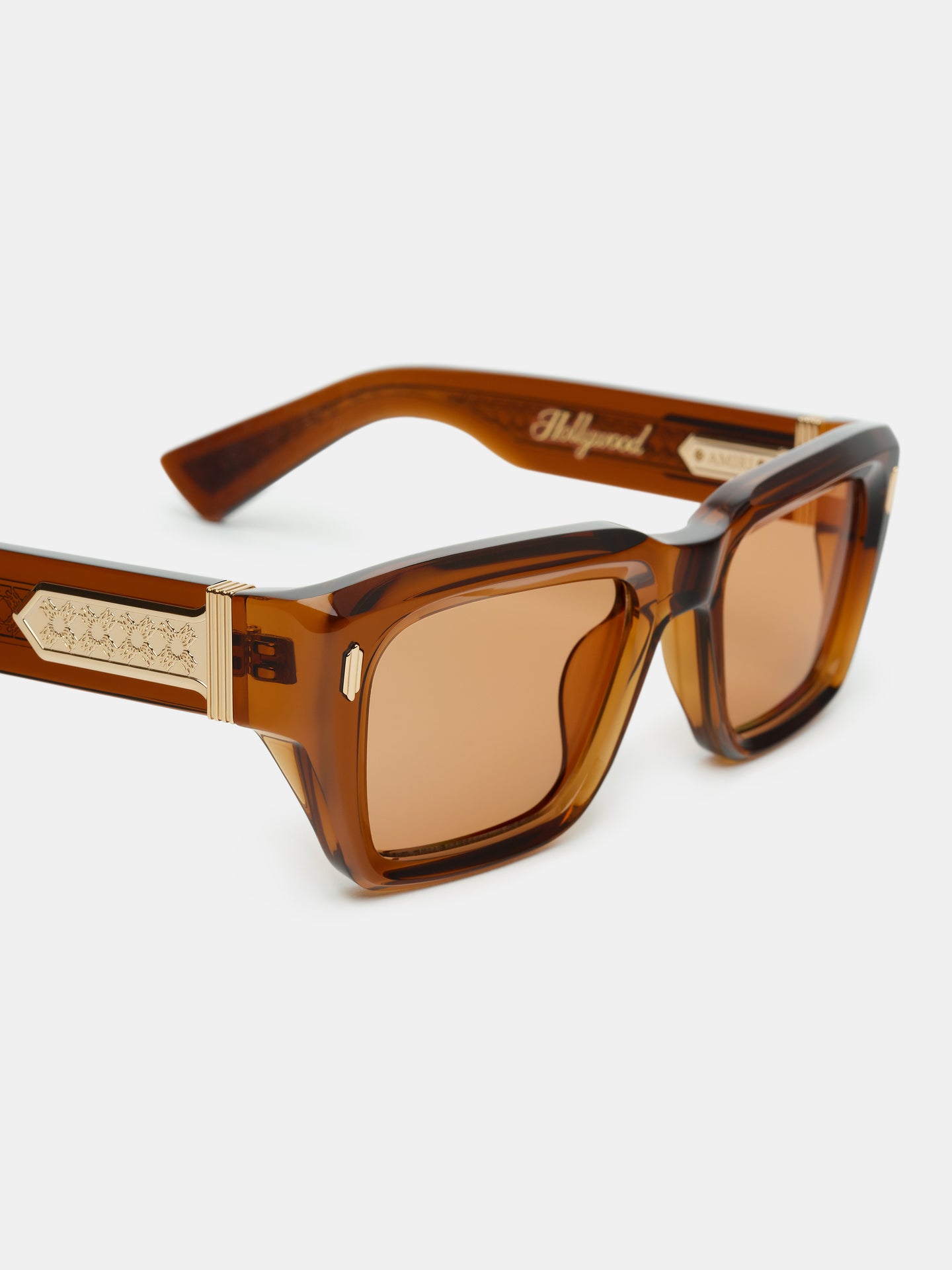 HOLLYWOOD SUNGLASSES - Brown - AMIRI