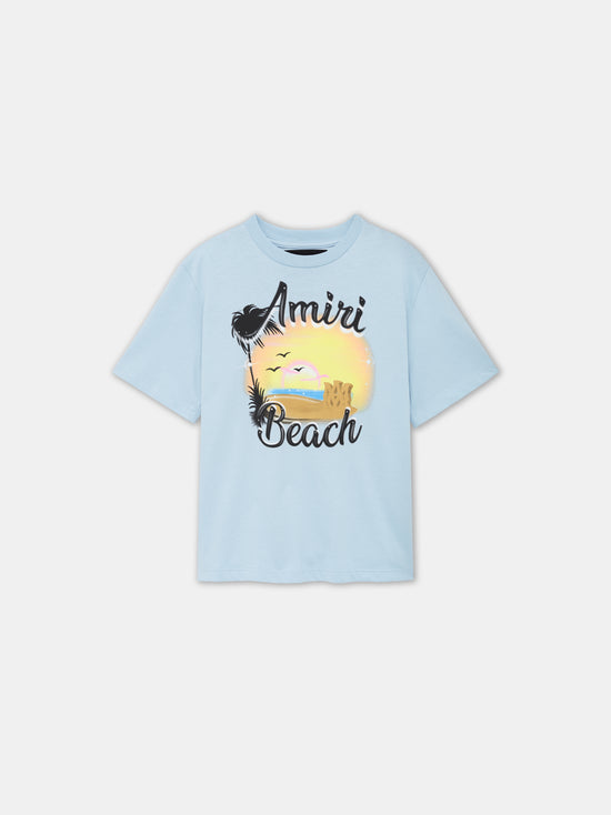 KIDS - KIDS' MA SANDCASTLE TEE - Cerulean