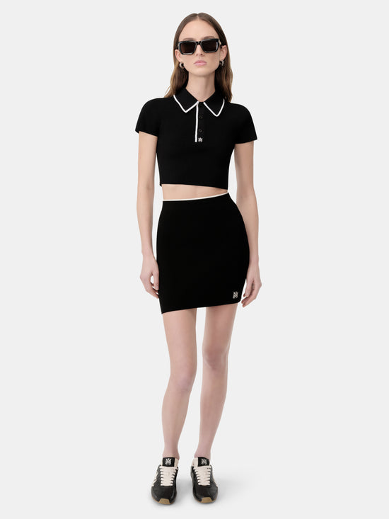 WOMEN - WOMEN'S MA POLO - Black - AMIRI