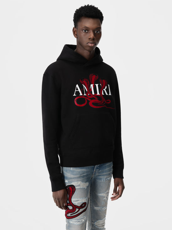 POISON HOODIE - Black Red