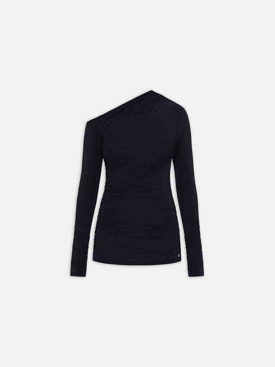WOMEN - WOMEN'S MA OFF THE SHOULDER LONG SLEEVE TOP - BLACK - AMIRI