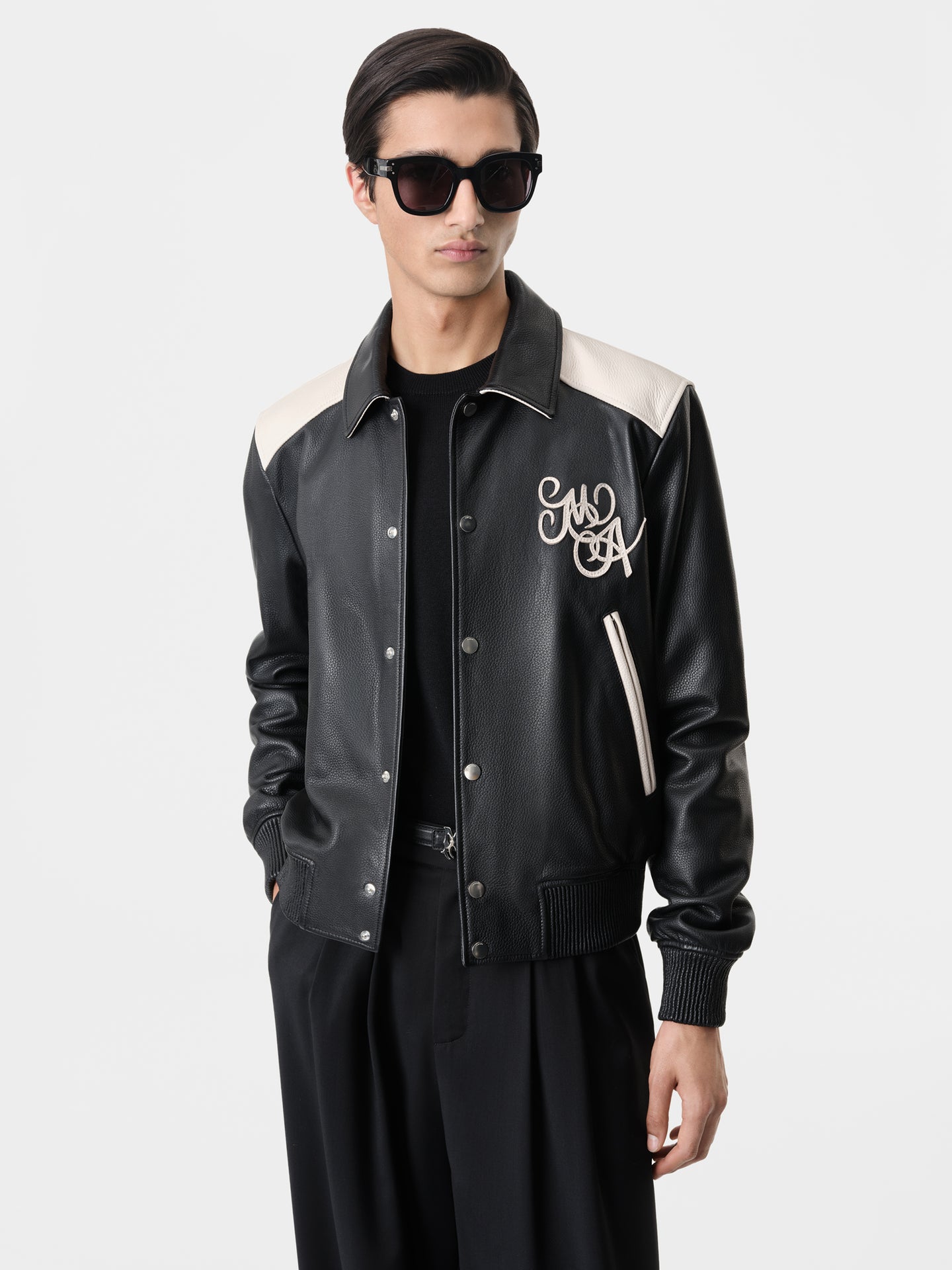 MA SWIRL BAND JACKET - Black