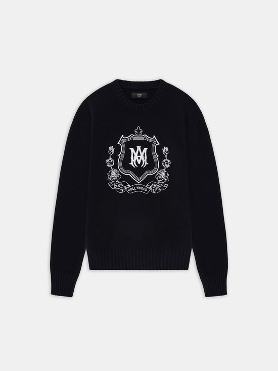 MA CREST CREW - BLACK - AMIRI