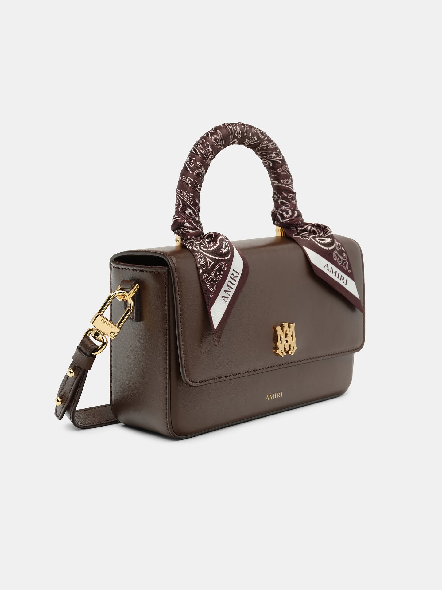 WOMEN - WOMEN'S MICRO LONG MA BAG - Chocolate - AMIRI