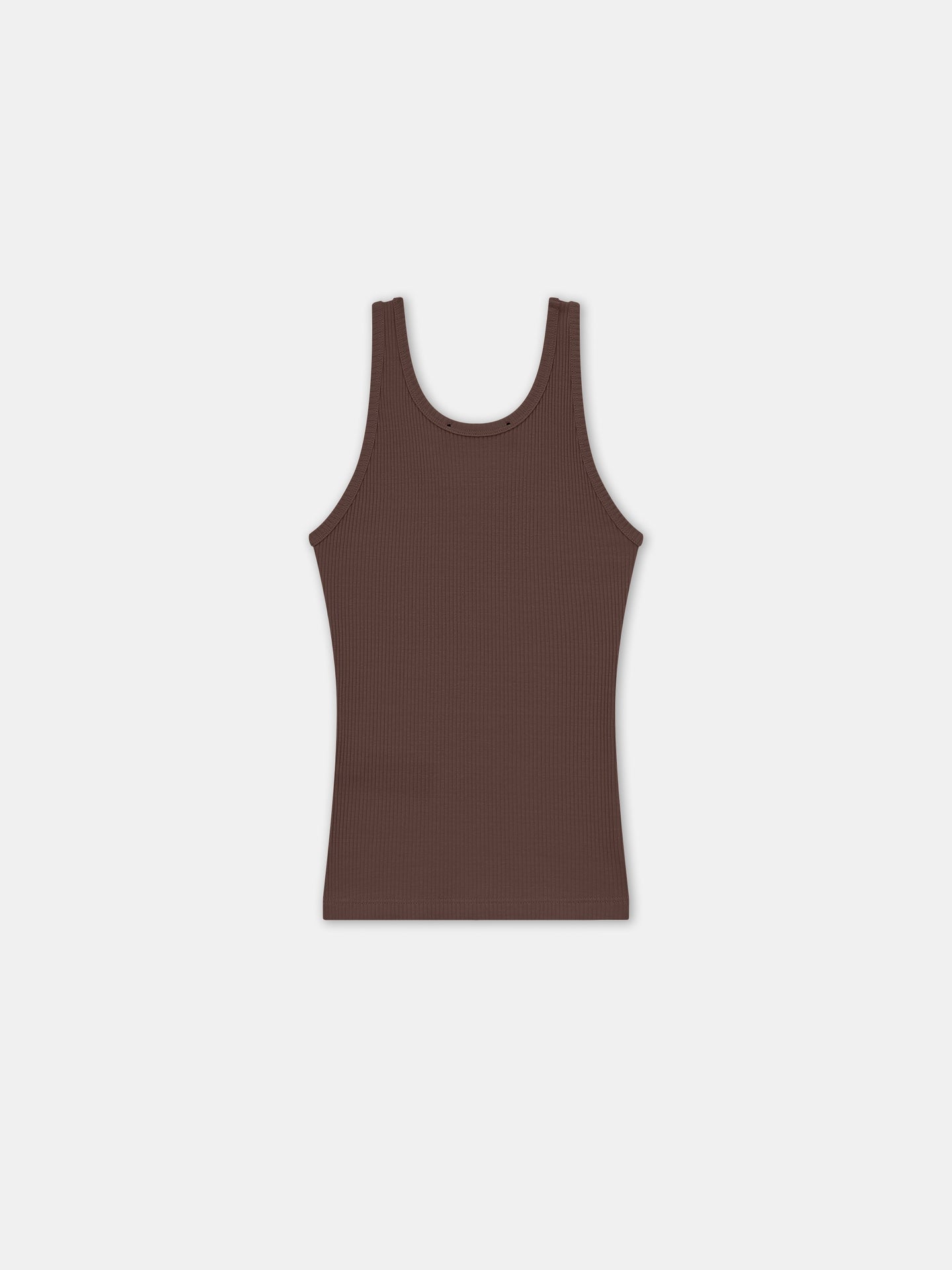 WOMEN - WOMEN'S MA EMBROIDERY TANK - Walnut Brown - AMIRI