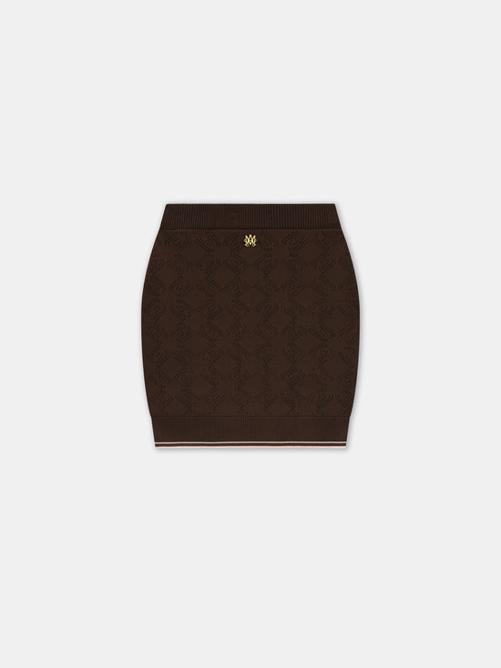 WOMEN - WOMEN'S MA QUAD MINI SKIRT - Brown