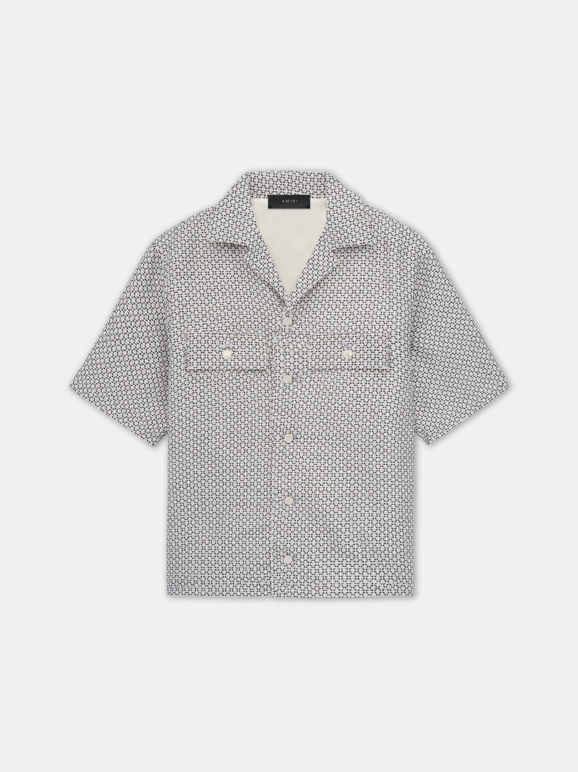 Product TWEED CAMP SHIRT - Cerulean featured image