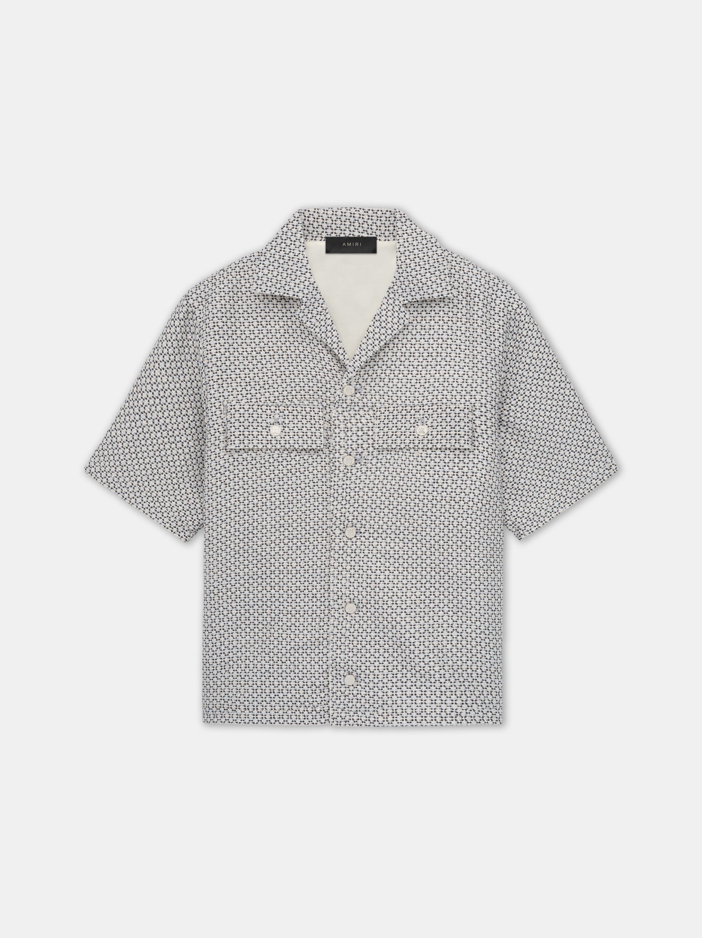 TWEED CAMP SHIRT - Cerulean