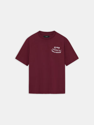 CLUB AMIRI TEE - WINE - AMIRI