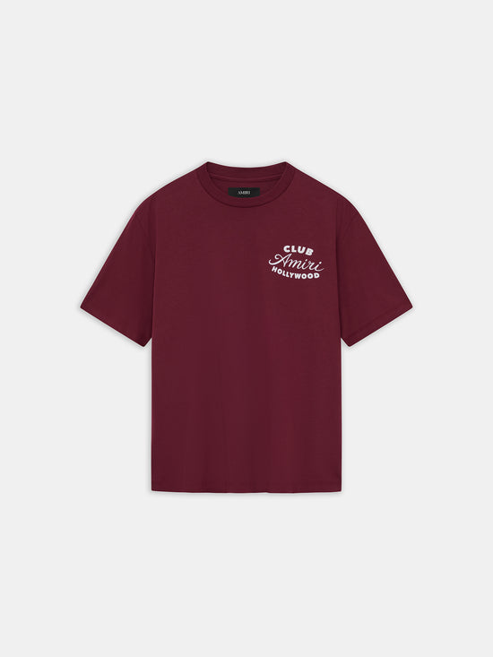 CLUB AMIRI TEE - WINE - AMIRI