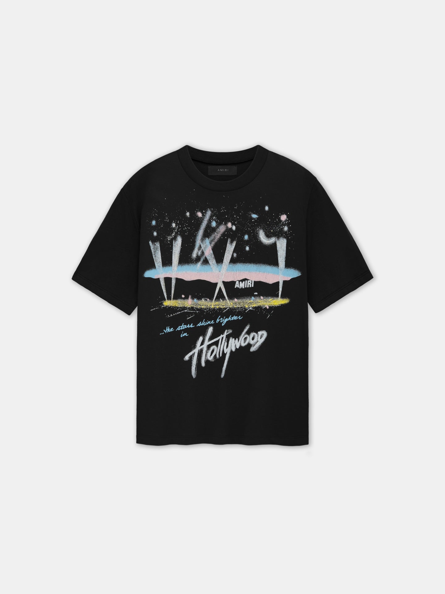 HOLLYWOOD LIGHTS TEE - Black