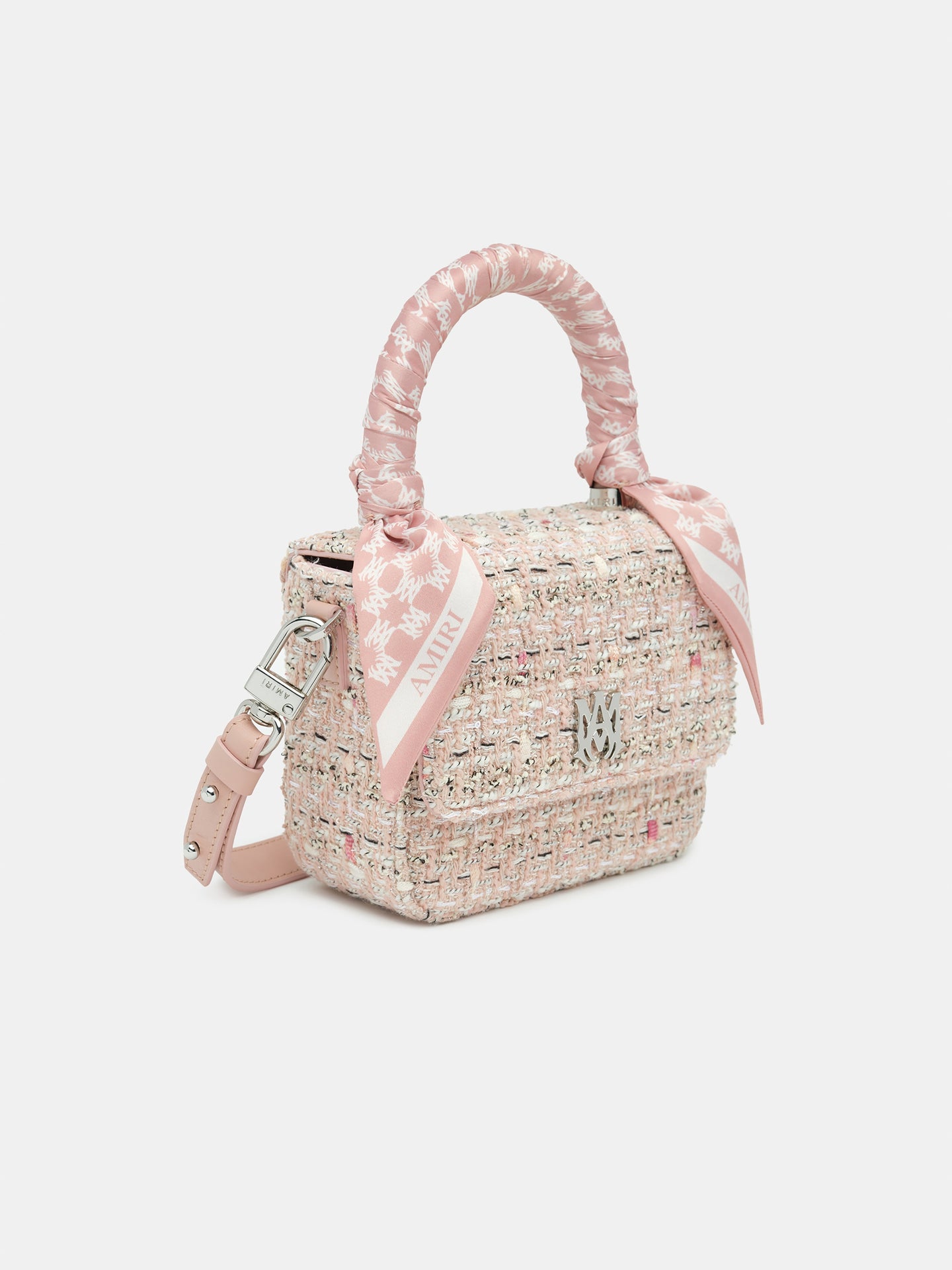 WOMEN - WOMEN'S BOUCLE MICRO MA BAG - Dusk Pink - AMIRI