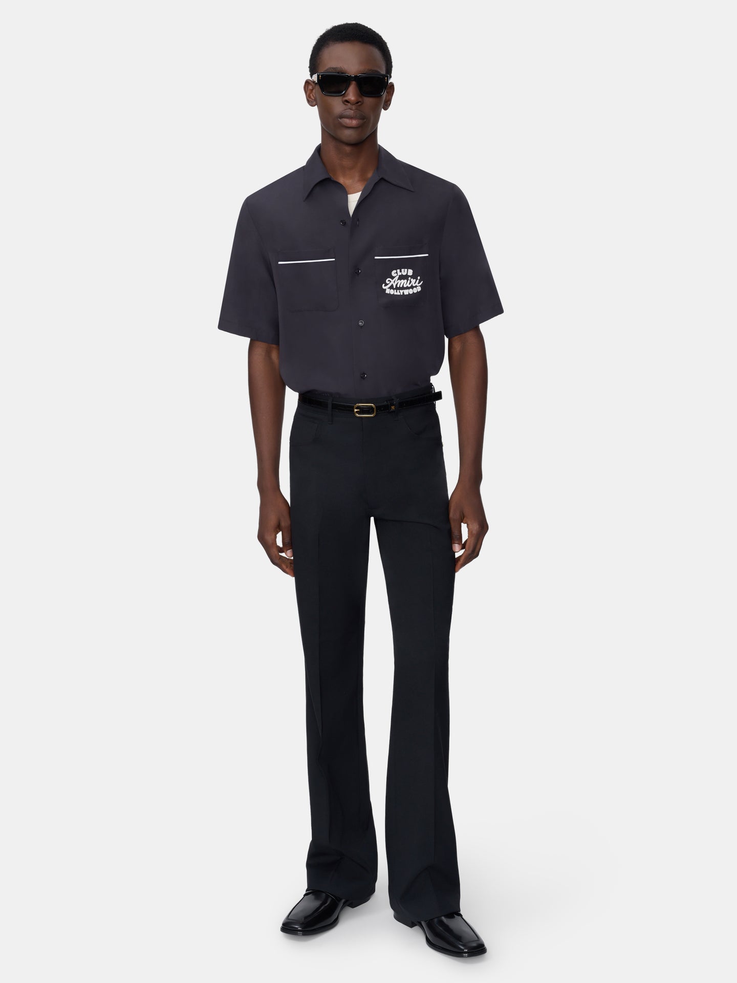 CLUB AMIRI CAMP SHIRT - BLACK