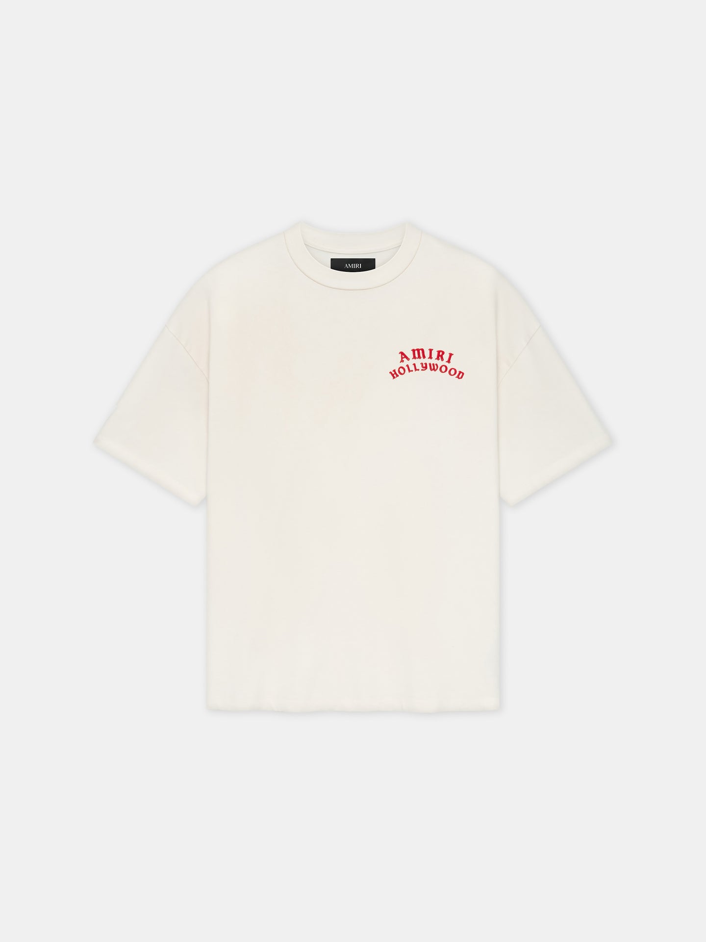AMIRI HOLLYWOOD OVERSIZED TEE - Ivory Red