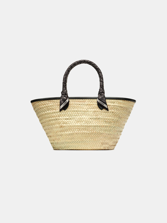 WOMEN - WOMEN'S MA RAFFIA MACRO TOTE - Black - AMIRI