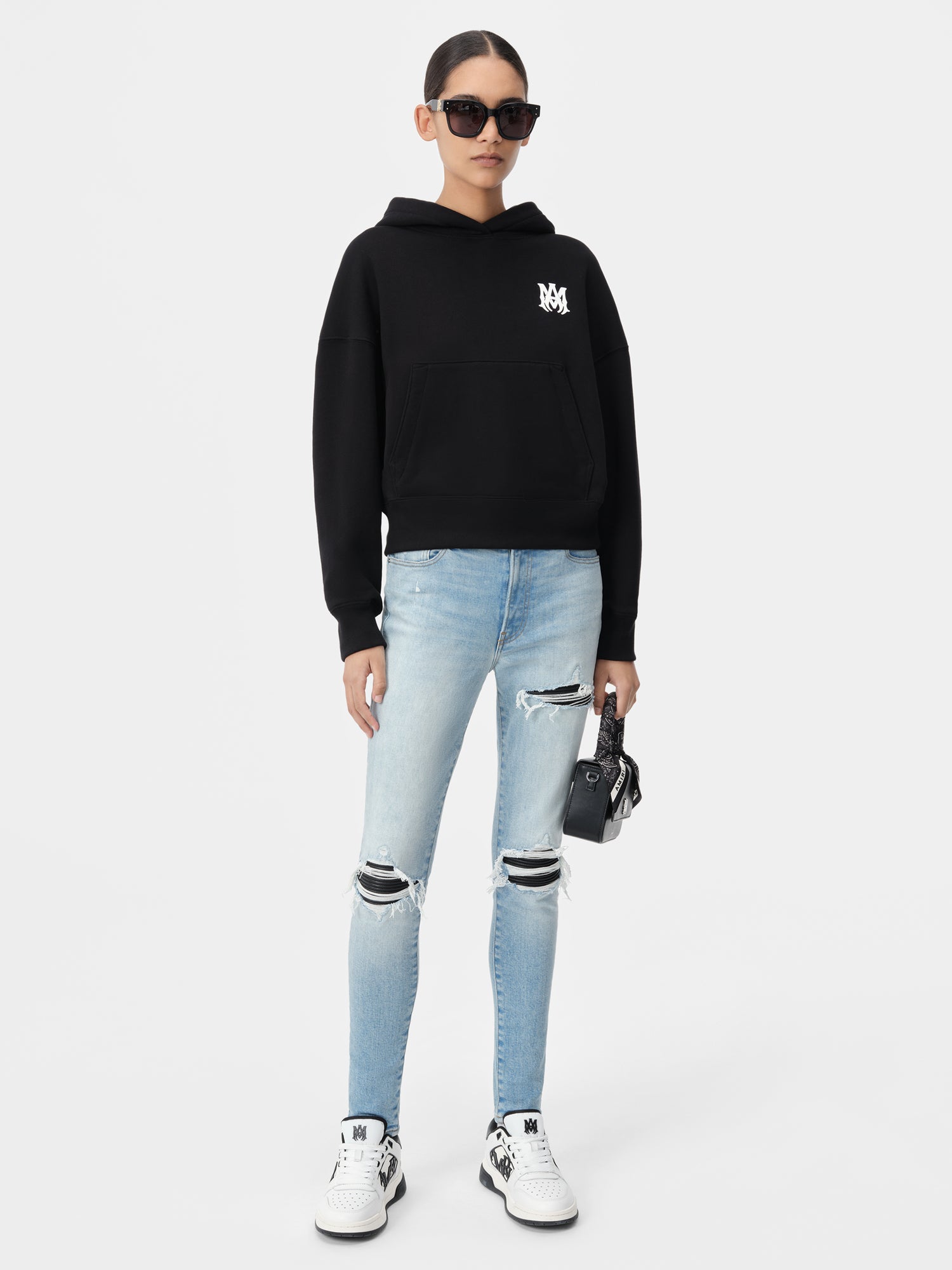 Product WOMEN - MA CORE LOGO HOODIE - Black featured image